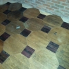 2.wine barell flooring install